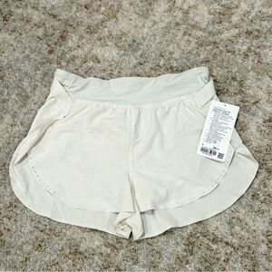 Lululemon Athletica Cream Athletic Shorts